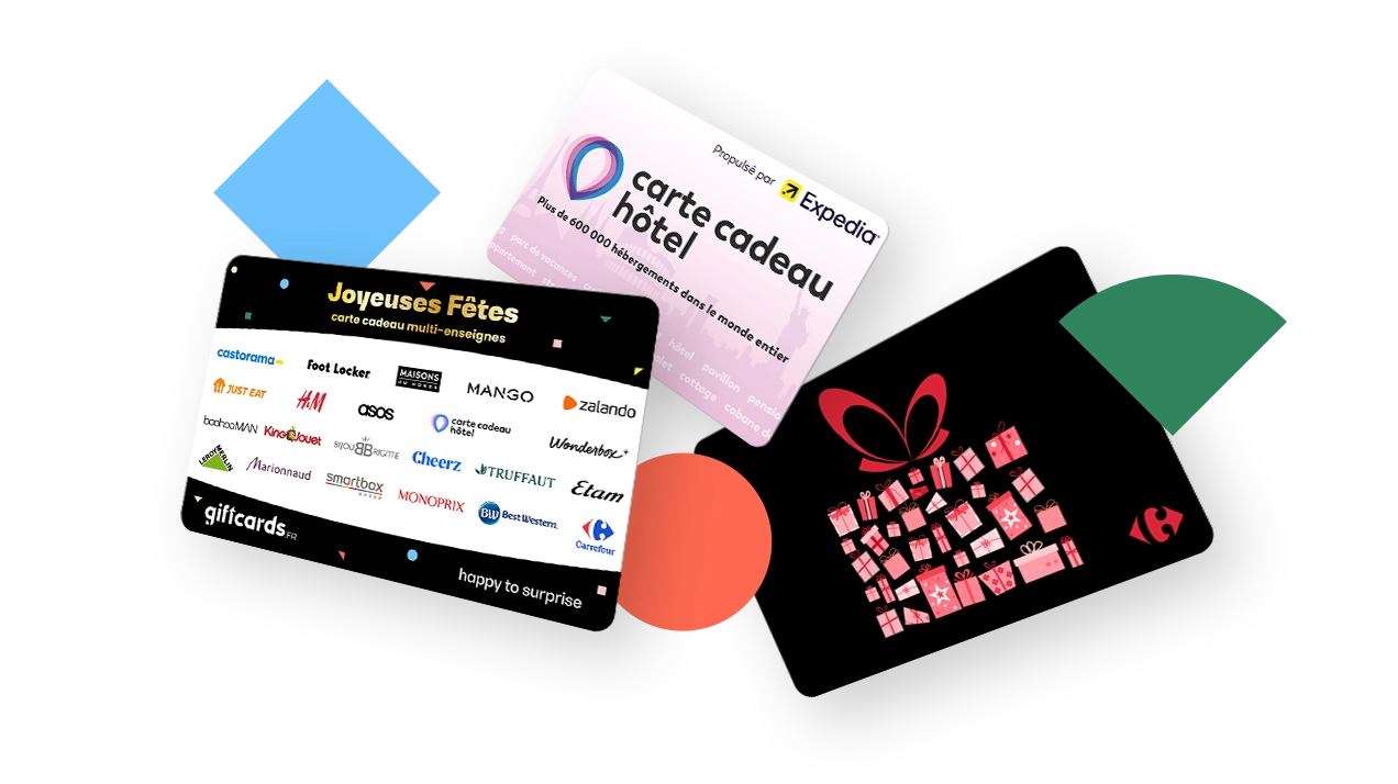 Plus de choix avec La Carte cadeau Multi-Enseignes